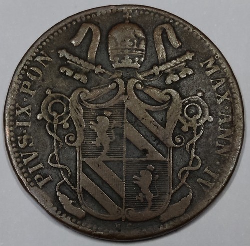Rare monnaie baiocco - baiocco, r
