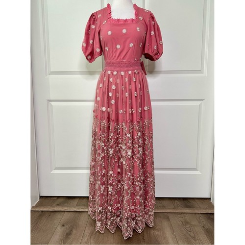 Maxi abito rosa piccolo ivy - abito,