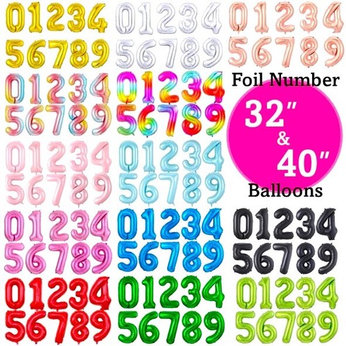 Numero palloncini foil - numero, 32"