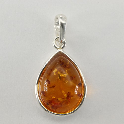 Ciondolo cognac marrone goccia - ciondolo,