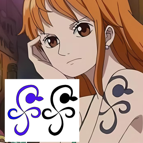 Nami tatuaggio braccio - nami,, da