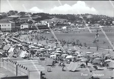 at424 cartolina fano spiaggia provincia di pesaro