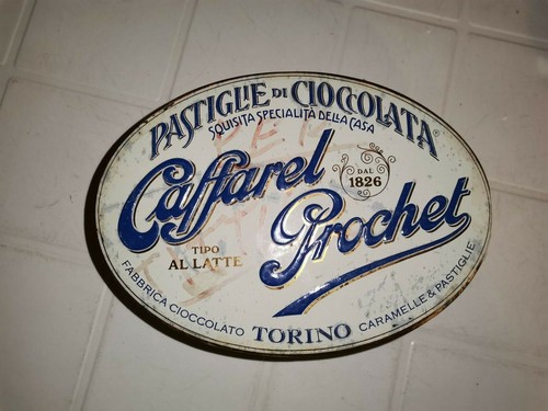 Scatola latta caffarel torino - scatola,