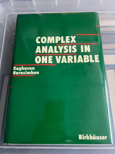Complex analysis one - complex, in