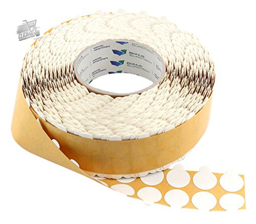 500 bollini biadesivi 22mm per - 500,