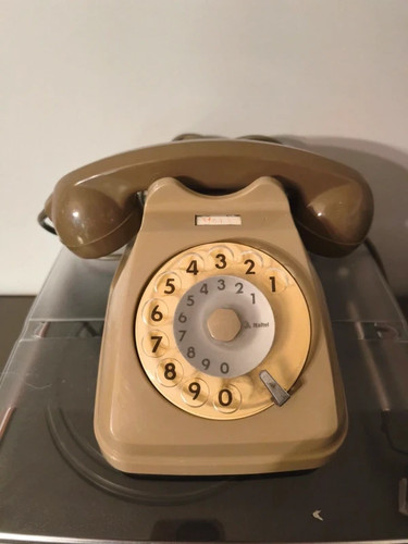 Telefono fisso vintage disco - fisso,
