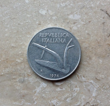 10 Lire 1974 Italia Due Spighe