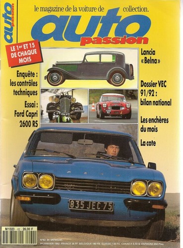 Auto passion ford capri - ford,