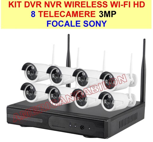 Kit ahd dvr nvr wireless - nvr,