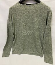 Maglione uomo verde Zara Man Basic taglia M abbigliamento maglia golfino