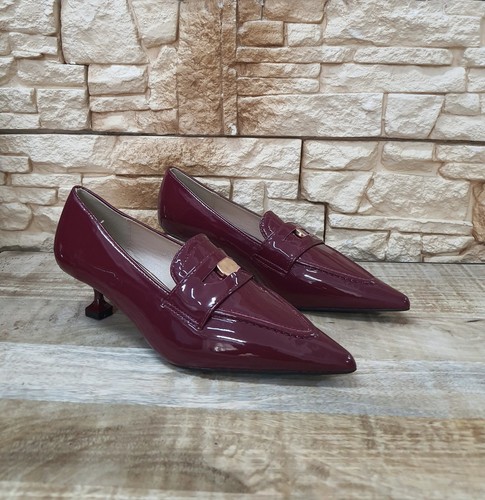 Scarpe donna wine - con, tacco