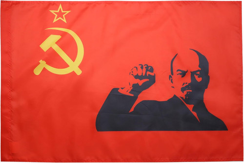 Bandiera urss con - bandiera, pugno