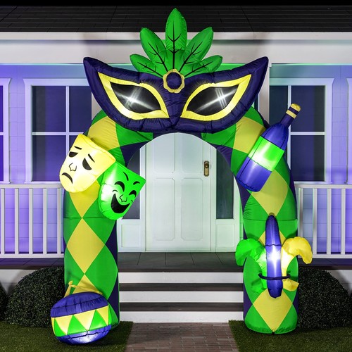 5ft mardi gras inflatable - 9.5ft,