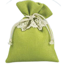 10 Pz Sacchetto stoffa juta