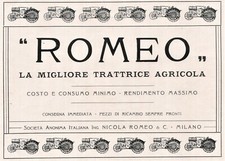 PUBBLICITA' 1920 TRATTORE
