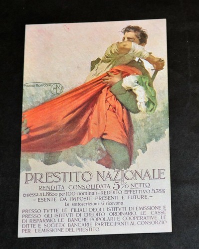 Cartolina prestito nazionale - cartolina,