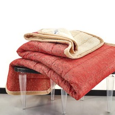 Coperta Copriletto Sunrise trapuntata con Pura Lana Merino Agnello