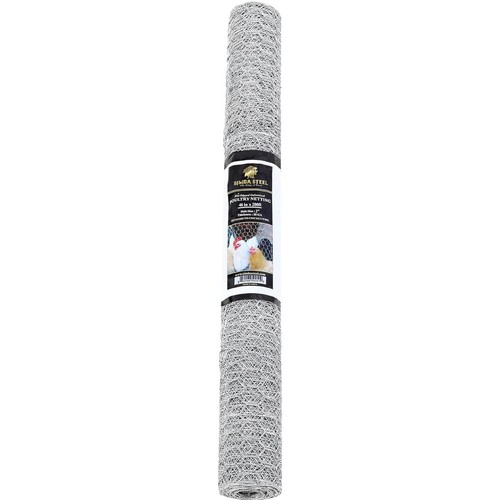 Rete per pollame zincata - 48", x