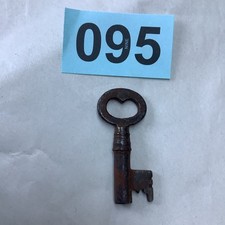 Rusty Vintage /Antique Padlock Key /Trunk Hollow Barrel Lock Key 50mm , List 095