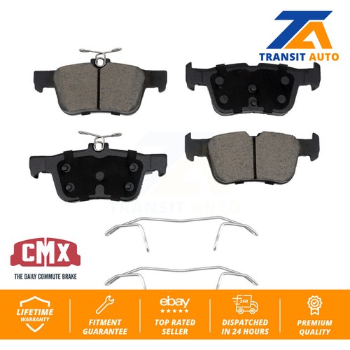 Rear ceramic brake pad set - rear, for