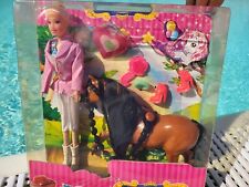 Vintage Plastic gift set NO Barbie Mattel 1980's "PRINCESS SISSI WITH HER HORSE"