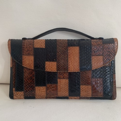 Borsa mano pitone python - a, in