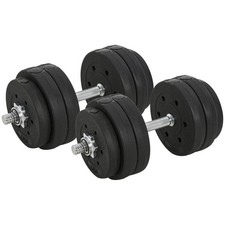HOMCOM Set 2 Manubri Pesi da