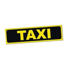 Targa magnetica taxi auto taxi servizio taxi tassista pellicola magnetica idea regalo