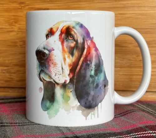 Basset hound dog coffee - dog,