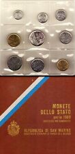 SAN MARINO. 1980, SERIE DIVISIONALE: 9 MONETE FDC, LIRE 500 ARGENTO