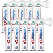 10x Medizinischer Sauerstoff