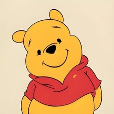 Pittura diamantata 5D Winniw thr Pooh trapano tondo completo 30 cm x 30 cm