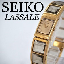 Orologio Seiko Lassale Bracciale 1E50 5260 Tono Oro Donna Quarzo 15mm 16cm