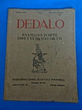 Vintage 1924 DEDALO Ubaldo Oppi Castellani Cup Scuola Di San Rocco Italian Art 