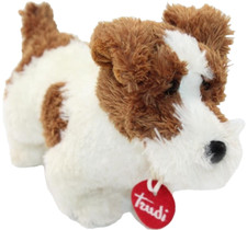 Peluche TRUDI CANE JACK RUSSEL COLLEZIONE CM26 PUPAZZO RARO VINTAGE CAGNOLINO
