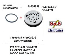 11008232+11010119 PIATTELLO MOBILE FORATO+GUARNIZIONE X SAECO A MODO MIO SIN029
