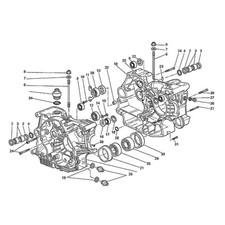 DUCATI 1000 ST3 2004-2007 Kit n°2 viti brugola inox carter motore