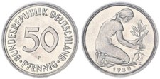 Germania 50 Pfennig 1950 F BRD