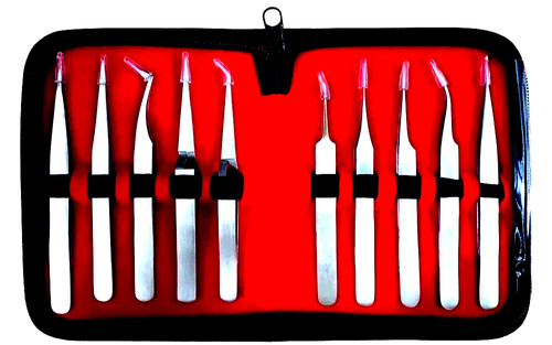Set pezzi pinzette pinza - 10,