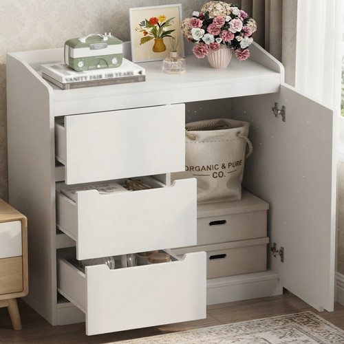 Credenza moderna bianca con - , 3