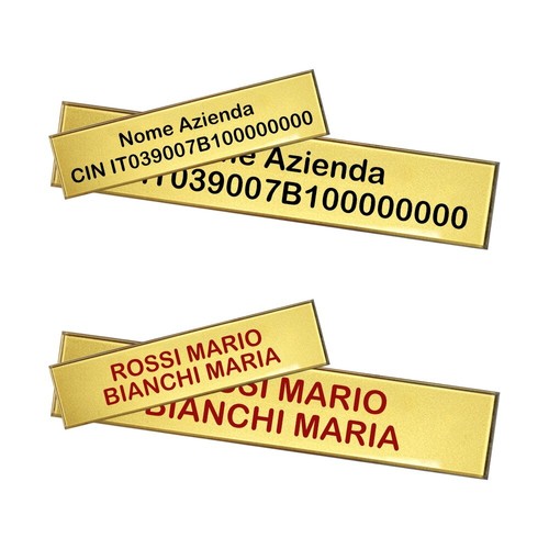 Targhette citofono posta