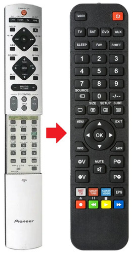 Telecomando adatto per - , pioneer