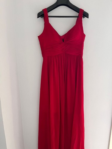 Abito elegante lungo rosso