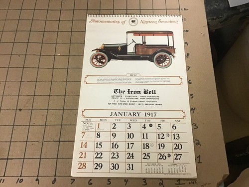 Calendario originale 1973 dei