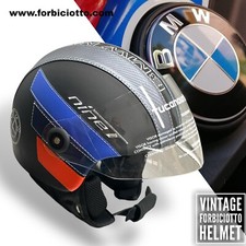 Casco vintage in pelle