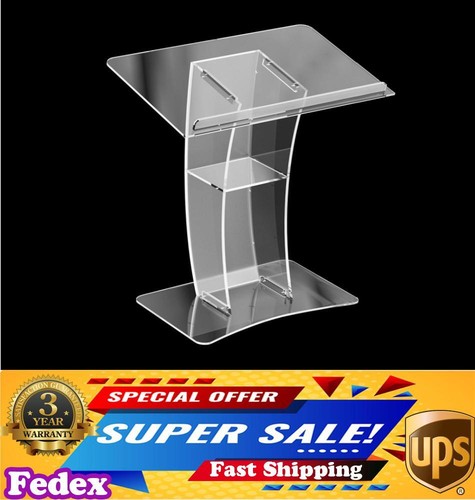 Clear acrylic podium lectern - acrylic,