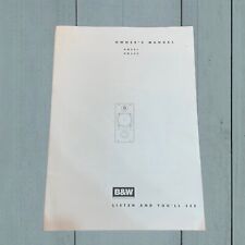 B&W DM601/602 Manuale