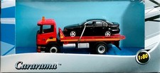 Camion recupero auto Cararama 1:80 Scania (con auto BMW) nuovo con scatola