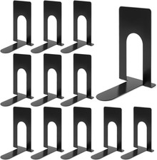 12 Fermi Libri in Metallo Nero