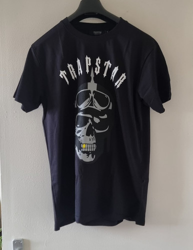 Trapstar shirt nera occhiali - t-shirt,